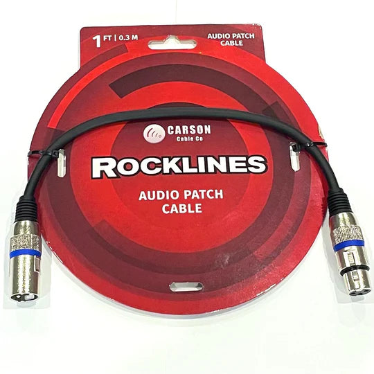 Carson Rocklines RAD11 Audio Patch Cable 1ft