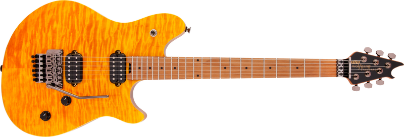 Wolfgang® WG Standard QM, Baked Maple Fingerboard, Transparent Amber