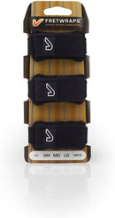 Gruv Gear FretWraps 3-Pack Black, Small - FW-3PK-SM