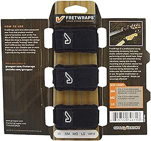 Gruv Gear FretWraps 3-Pack Black, Small - FW-3PK-SM