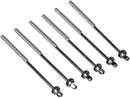 DW DWSM375C True-Pitch Tension Rod 6-Pack