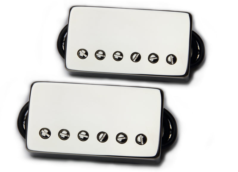 Bare Knuckle Boot Camp "Brute Force" 6 String Humbucker 50mm Set - Covered Nickel