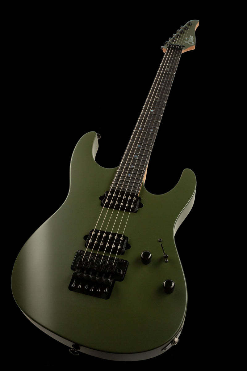 SUHR 01-LTD-0028 Modern Terra, Dark Forest Green, Basswood, Plain Maple, Maple, Ebony, Black Hardware, HH, OFR