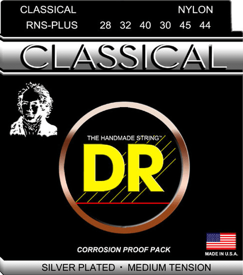 DR RNS-PLUS Classical Nylon Guitar Strings 28-45