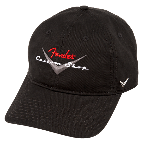 Fender Custom Shop Baseball Hat, Black, One Size Fits Most