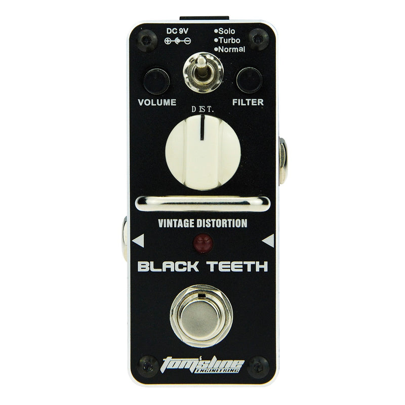 Tom's Line ABT-3 "Black Teeth" Distortion mini guitar pedal, based on the Proco Rat™
