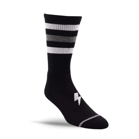 AC/DC "High Voltage" Large Crew Socks in Black (1-Pair)