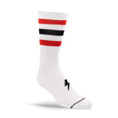 AC/DC "High Voltage" Large Crew Socks in White (1-Pair)