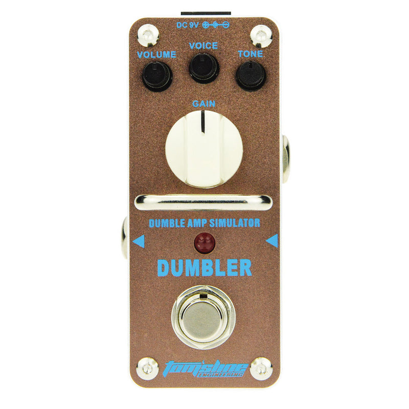 Tom's Line ADR-3 "Dumbler" Overdrive mini pedal, based on the legendary Dumble™ amp