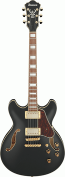 Ibanez AS73G BKF Semi-Hollow Electric Gutiar - Black Flat