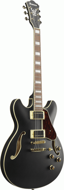 Ibanez AS73G BKF Semi-Hollow Electric Gutiar - Black Flat