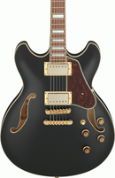 Ibanez AS73G BKF Semi-Hollow Electric Gutiar - Black Flat
