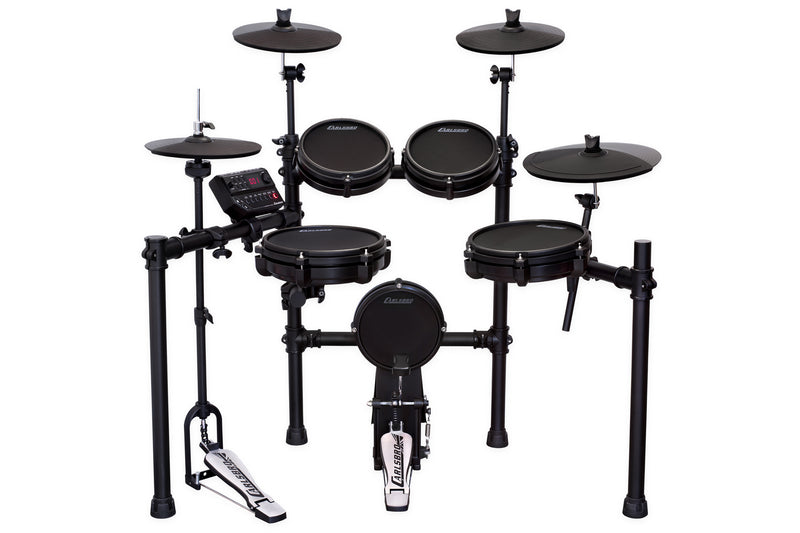 Carlsbro CSD45M 9-piece Electronic Drum Kit pack w/ Headphones and Drum Throne