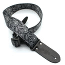 DSL Digital Print Paisley Black Strap