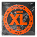 D'Addario ECG23 Chromes Jazz Extra-Light Electric Guitar Strings 10-48