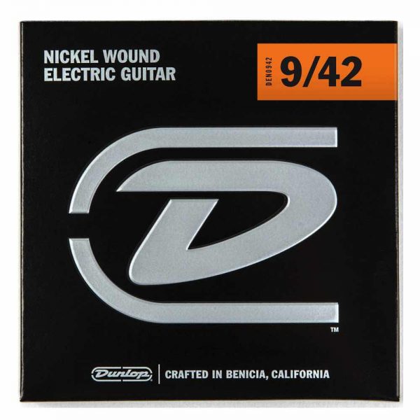 Dunlop DEN942 Light Nickel Wound Electric Guitar Strings (9-42)