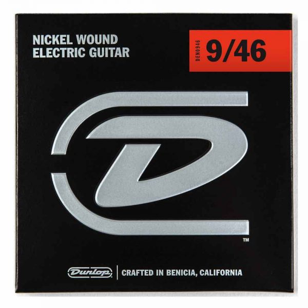 Dunlop DEN946 Light/Heavy Nickel Wound Electric Guitar Strings (9-46)