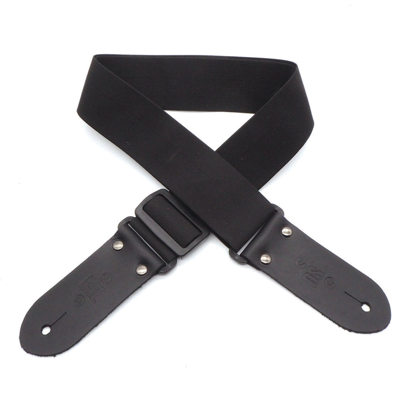 DSL Elastic Guitar Strap - Black