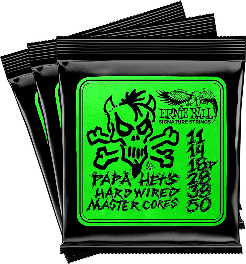 Ernie Ball 3821 Papa Hets Hardwired Mastercores Sig Electric Strings Set (3)