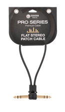 Carson Pro Flat Patch Stereo Cable 1 Foot