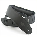 DSL GEG Series 2.5" Padded Leather Strap Black/Black