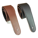 Sabre Reversible Leather Guitar Strap - Black/Brown