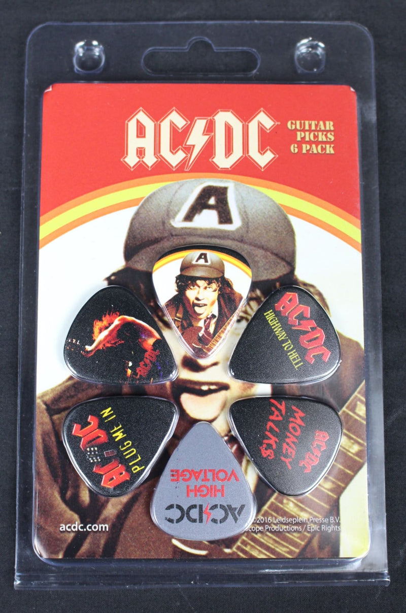 AC/DC Variety Licensed Guitar Picks (6-Pack)