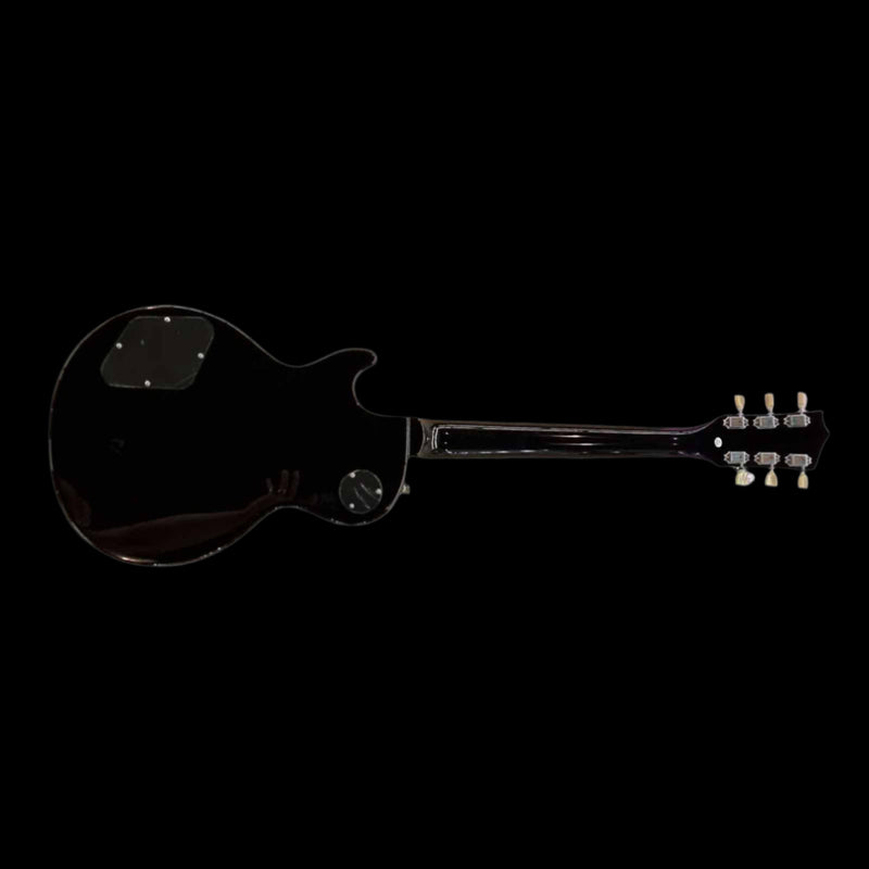 Jet JL-500-C-BK-G Single Cut HH Electric Guitar - Custom - Black with Gold Hardware