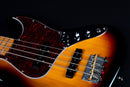 Jet JJB-300 Bass Guitar - Roasted Maple Neck - Sunburst