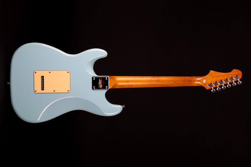 Jet JS-300 Electric Guitar - Roasted Maple Neck - Sonic Blue