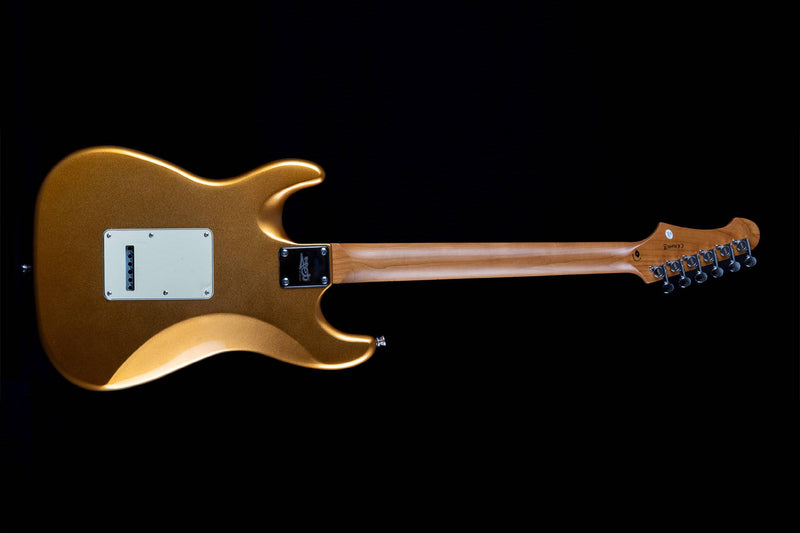 Jet JS-300 Electric Guitar - Roasted Maple Neck - Gold