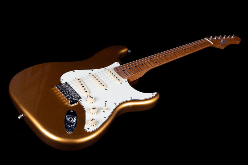 Jet JS-300 Electric Guitar - Roasted Maple Neck - Gold