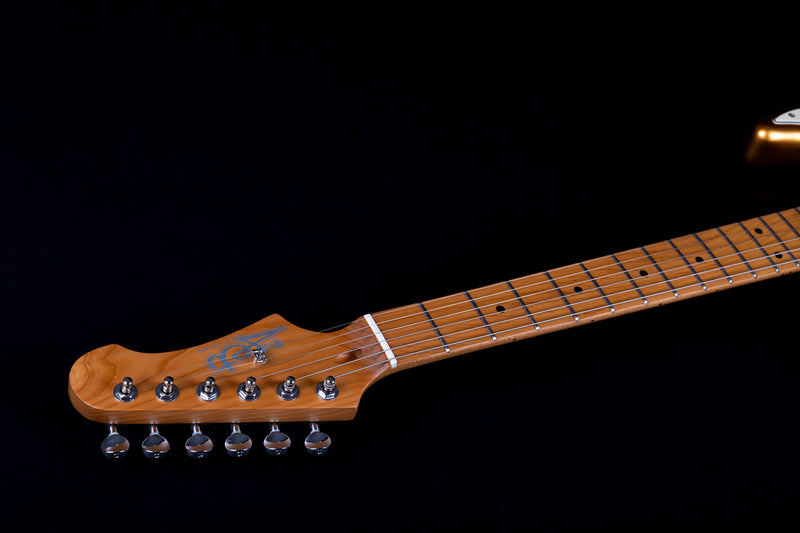 Jet JS-300 Electric Guitar - Roasted Maple Neck - Gold