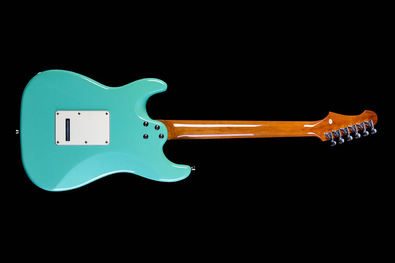 Jet JS-400 Electric Guitar - Roasted Maple Neck - Sea Foam Green