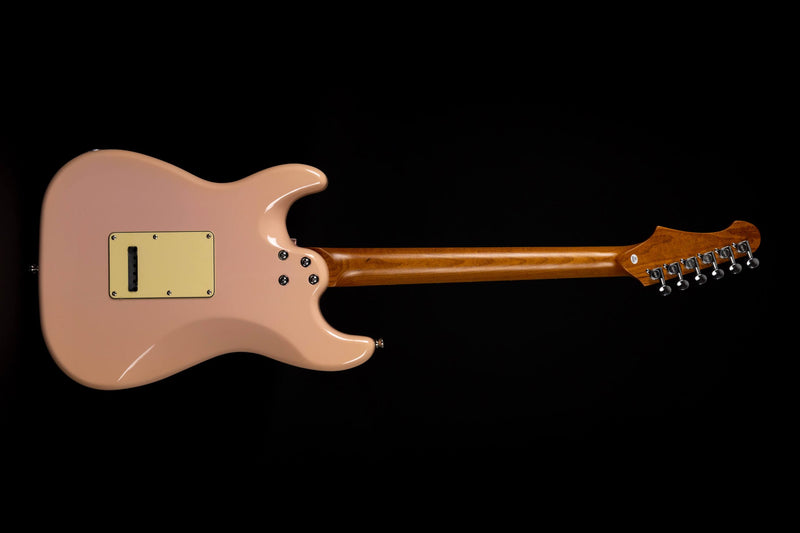 Jet JS-400 Electric Guitar - Roasted Maple Neck - Shell Pink