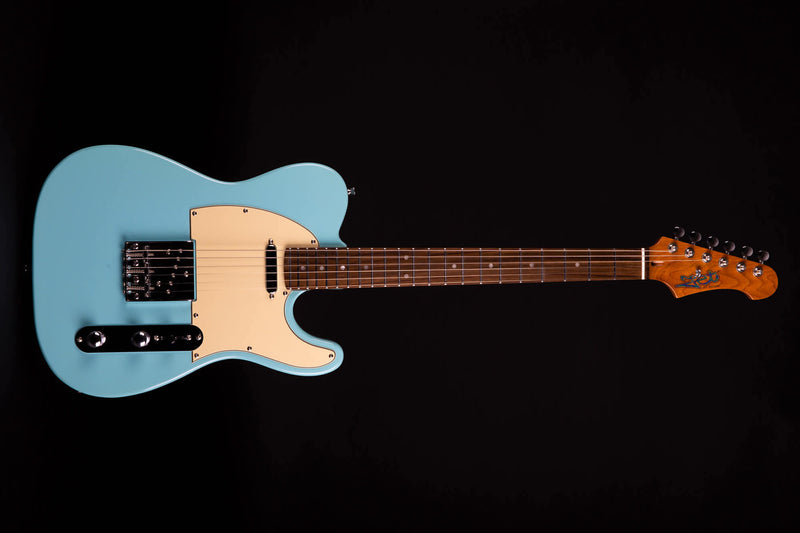 Jet JT-300 Electric Guitar - Roasted Maple Neck - Sonic Blue