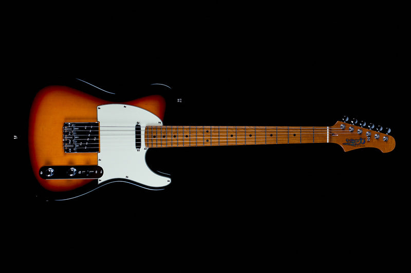 Jet JT-300 Electric Guitar - Roasted Maple Neck - Sunburst