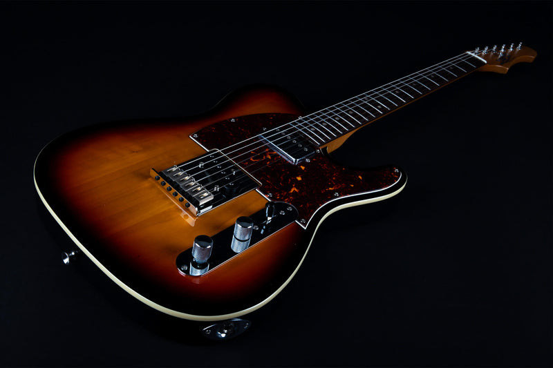 Jet JT-350 Electric Guitar - Roasted Maple Neck - Sunburst