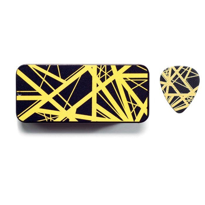 EVH VAN HALEN PICK TIN-FRANKENSTEIN YELLOW