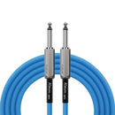 Kirlin 10FT Glow Instrument Cable Royal Sapphire