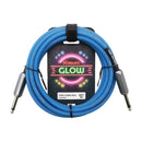 Kirlin 10FT Glow Instrument Cable Royal Sapphire