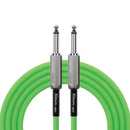Kirlin 10FT Glow Instrument Cable Kiwi Pop