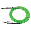 Kirlin 10FT Glow Instrument Cable Kiwi Pop