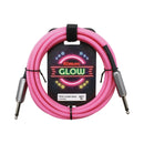 Kirlin 10FT Glow Instrument Cable Rose Glow
