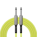 Kirlin 10FT Glow Instrument Cable Solar Pop