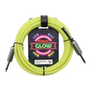 Kirlin 10FT Glow Instrument Cable Solar Pop