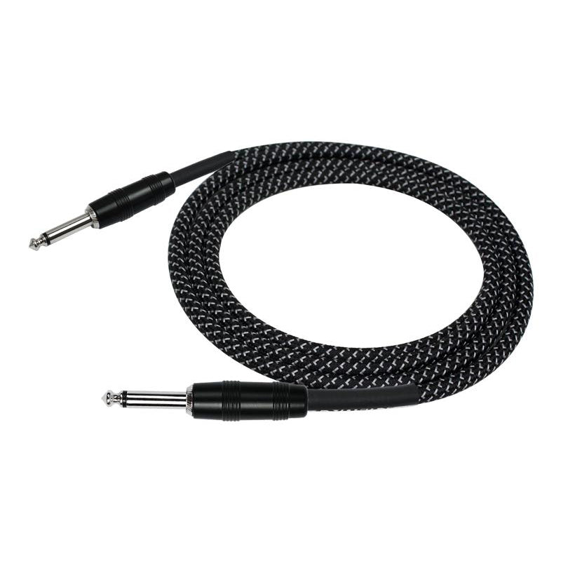 Kirlin IWC201BK 10ft Black Entry Woven Instrument Cable
