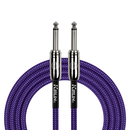 Kirlin IWC201PU 10ft Purple Entry Woven Instrument Cable