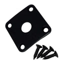 LP8245B Les Paul Style Plastic Jack Plate - Black