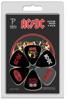 Perris 6-Pack AC/DC Licensed Guitar Picks Pack